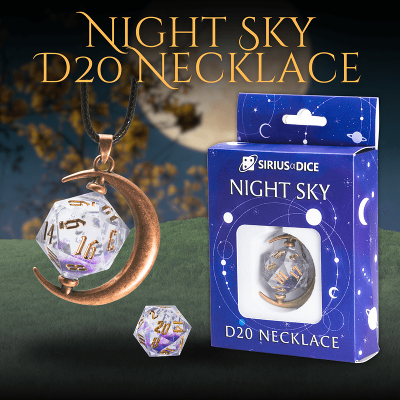 Nightsky D20 Necklace