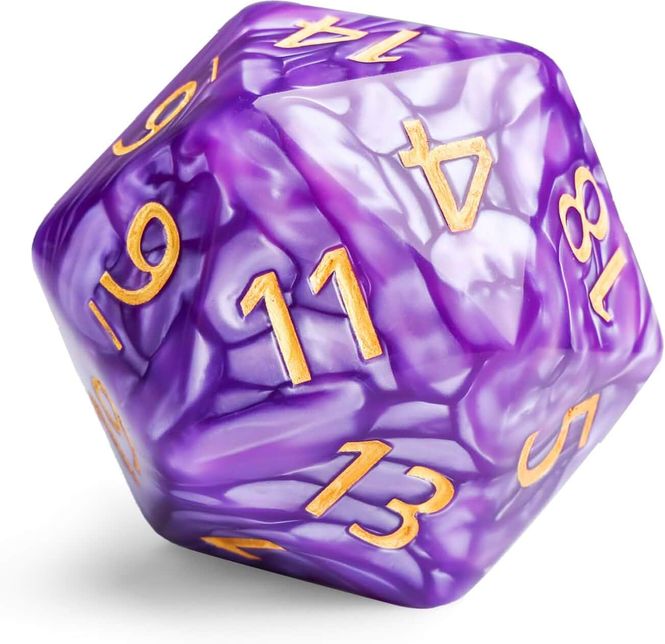 Hovedbilde 55mm Titan D20 Purple Pearl