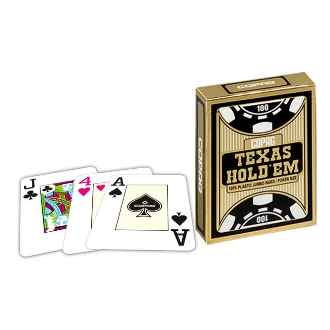Hovedbilde COPAG Texas Hold'em GOLD - Jumbo Face - 2 index - ...