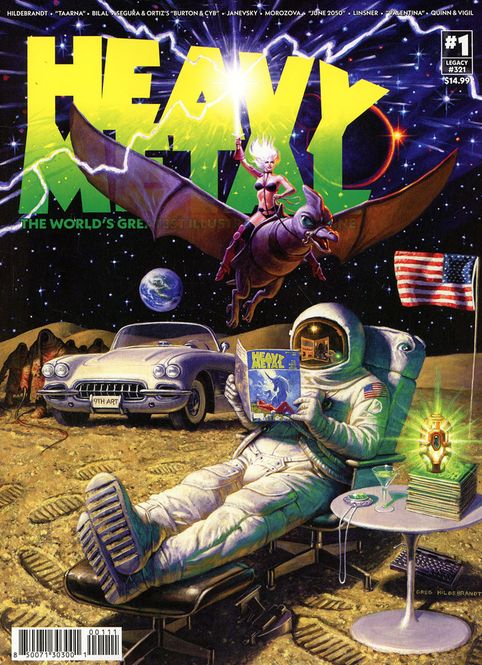 Hovedbilde Heavy Metal #1A Greg Hildebrand Cover