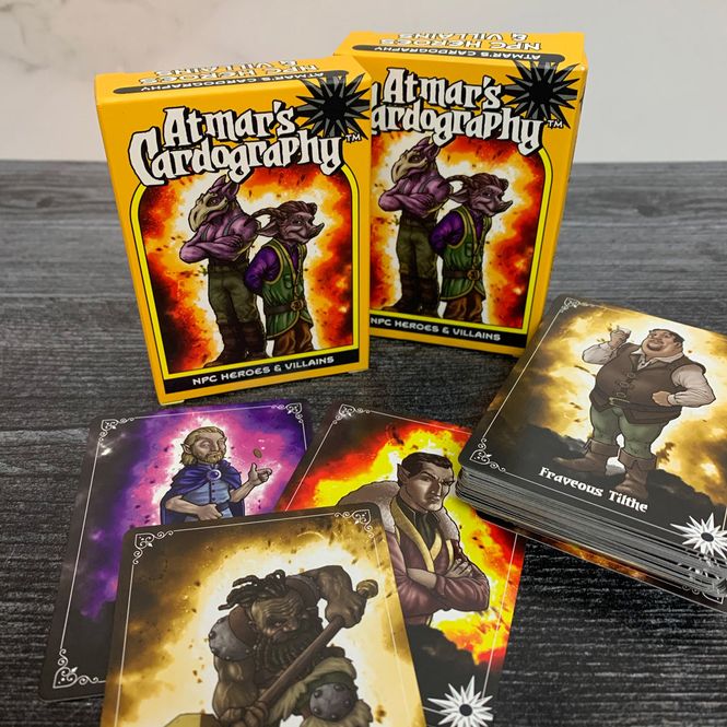 Hovedbilde Atmars Cardography Deck 07: NPCs Heroes & ...
