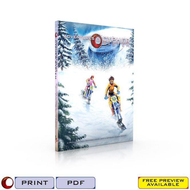 Hovedbilde Cypher System RPG Adventures in the Cypher System