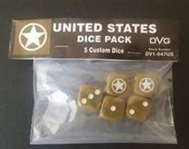 Hovedbilde WWII United States Six-sided Dice Reprint