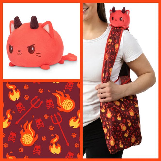 Hovedbilde Plushie Tote Bag Red Devil Cat