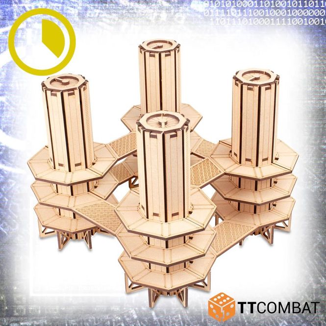 Hovedbilde 15mm SciFi Exhaust Towers