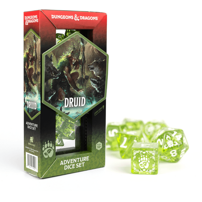 Hovedbilde D&D Adventure Dice Druid Green (14) Refresh