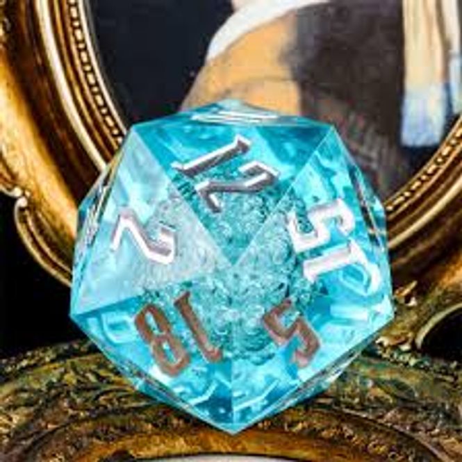 Hovedbilde 55mm Titan D20 Cyan Bubbles