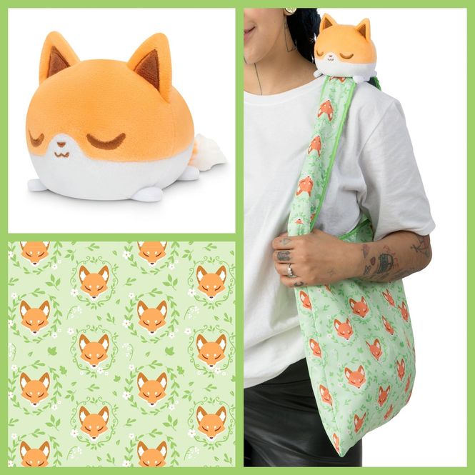 Hovedbilde Plushie Tote Bag Orange & White Fox